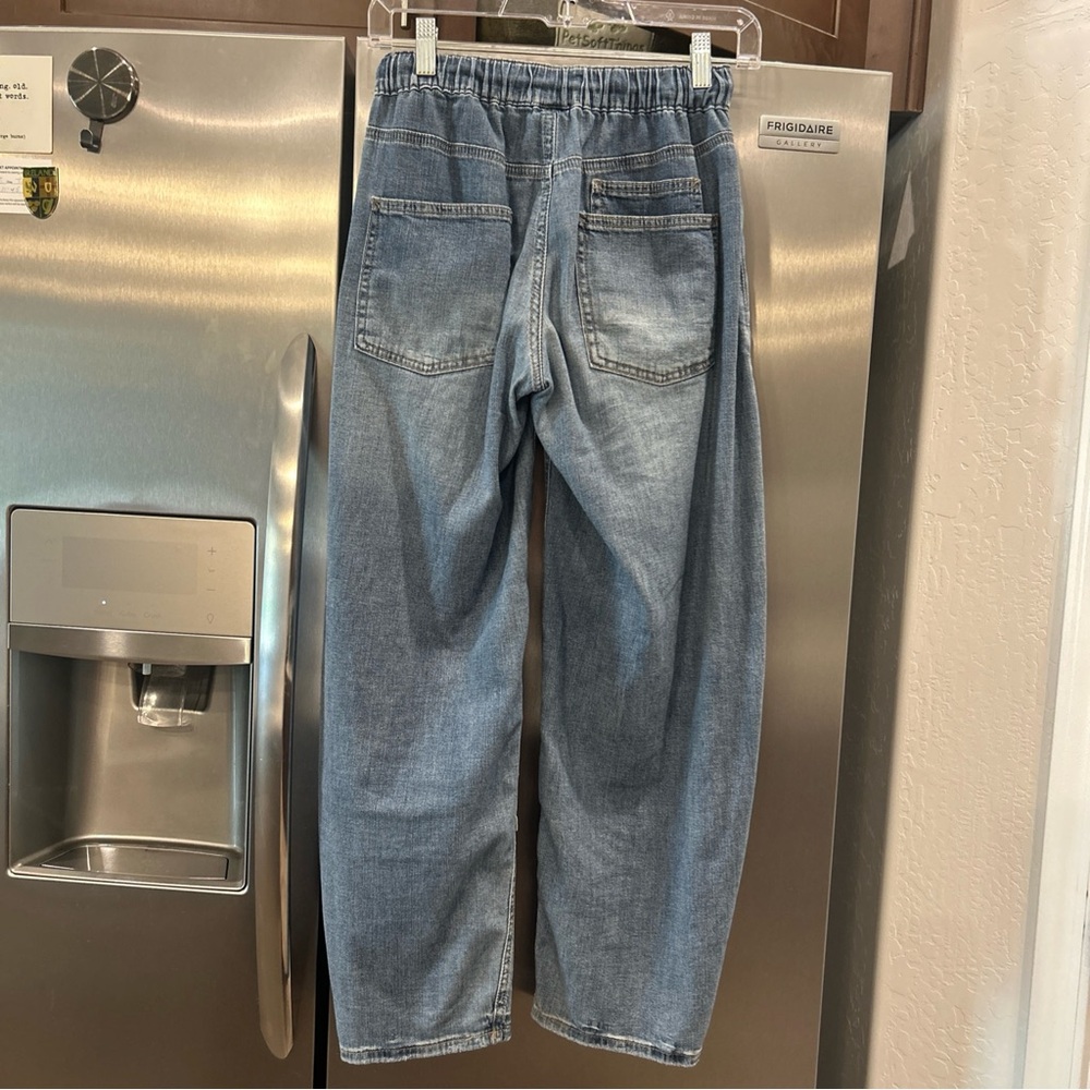 Project Indigo Barrel Denim Jeans - Light Blue XS - Picture 3 of 8